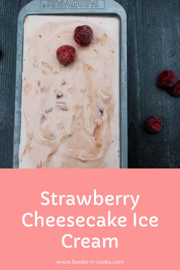 This Strawberry Cheesecake Ice Cream is smooth and creamy, and deliciously sweet - a refreshing way to cool off on a hot summer evening.