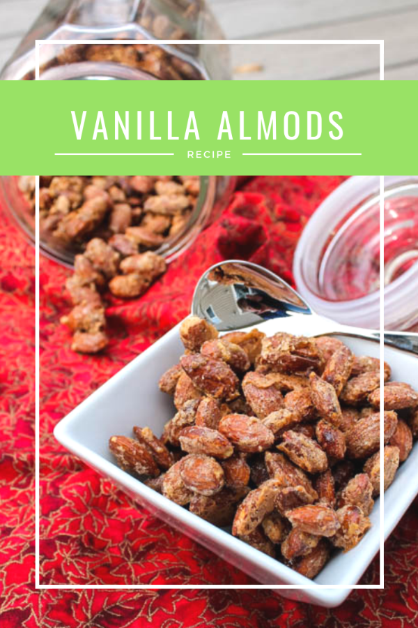 Almonds get roasted and infused with lots of vanilla to make an irresistible party snack. Plus, Vanilla Almonds can be prepared ahead for easy entertaining.
