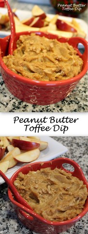 Peanut Butter Toffee Dip
