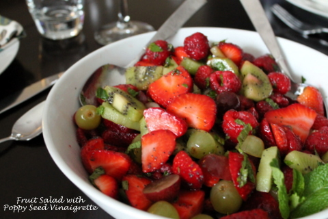 Fruit Salad with Poppy Seed Vinaigrette