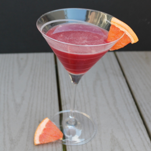 Pomegranate Grapefruit Vodka Martini