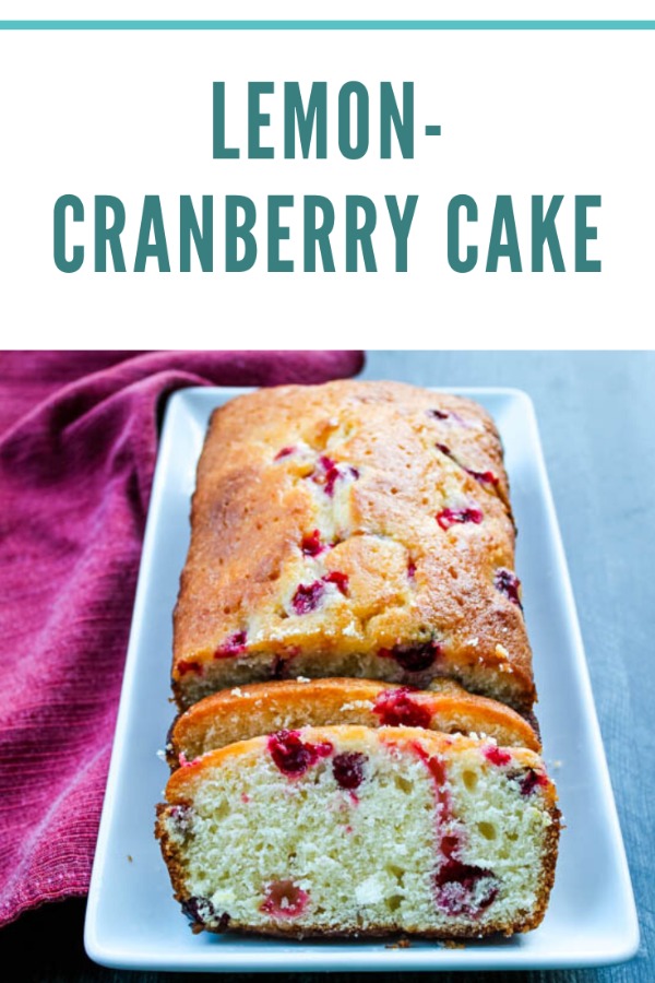 This easy loaf cake is full of bright flavors, thanks to tart cranberries and lemons. Topped with a sweet lemon glaze, this Lemon-Cranberry Cake will be a welcomed addition to any fall dessert table... or afternoon snack. 