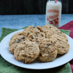 Slightly crispy on the outside and soft on the inside, these classic oatmeal cookies are packed with raisins and nuts. Fill up that cookie jar today!
