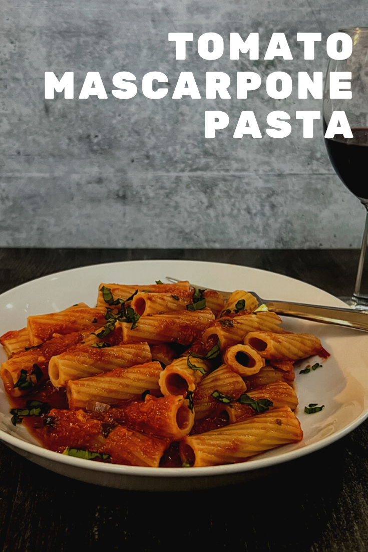 Tomato Mascarpone Pasta on Books n' Cooks