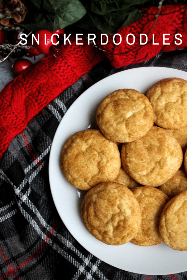 Snickerdoodles are a classic Christmas cookie. Crusted in cinnamon-sugar, they take only 10 minutes to whip up from pantry staples. 
