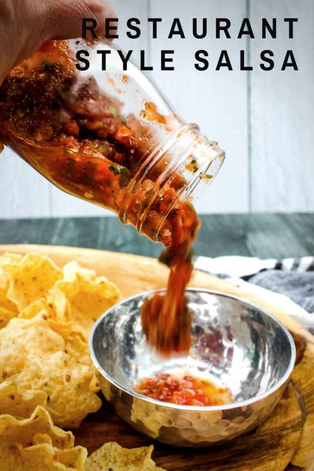 No need to visit your favorite Mexican restaurant for that irresistible Restaurant-Style Salsa - now you can make it at home! 