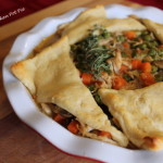 Weeknight Chicken Pot Pie has all of your favorite ingredients and flavors as traditional chicken pot pie, but none of the fussy preparation. This semi-homemade version takes advantage of freezer stashes and already prepped ingredients to make this family favorite a weeknight dinner option.