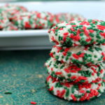 Soft, melt-in-your-mouth Christmas Sprinkle Cookies have a sweet almond flavor that adults and kids alike will love.