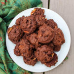Brownie Cookies - Rich, decadent chocolate cookies are studded with chocolate chips and chopped pecans for an indulgent sweet holiday bite.