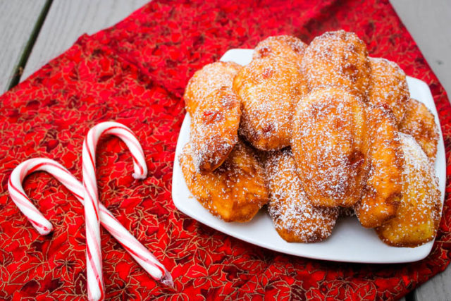 These Peppermint Madeleines are slightly sweet, lightly pepperminty cake-like cookies that just feel like Christmas.