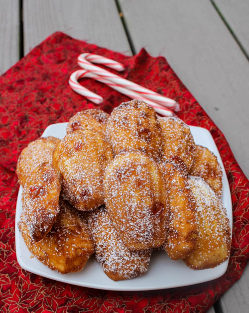 These Peppermint Madeleines are slightly sweet, lightly pepperminty cake-like cookies that just feel like Christmas.