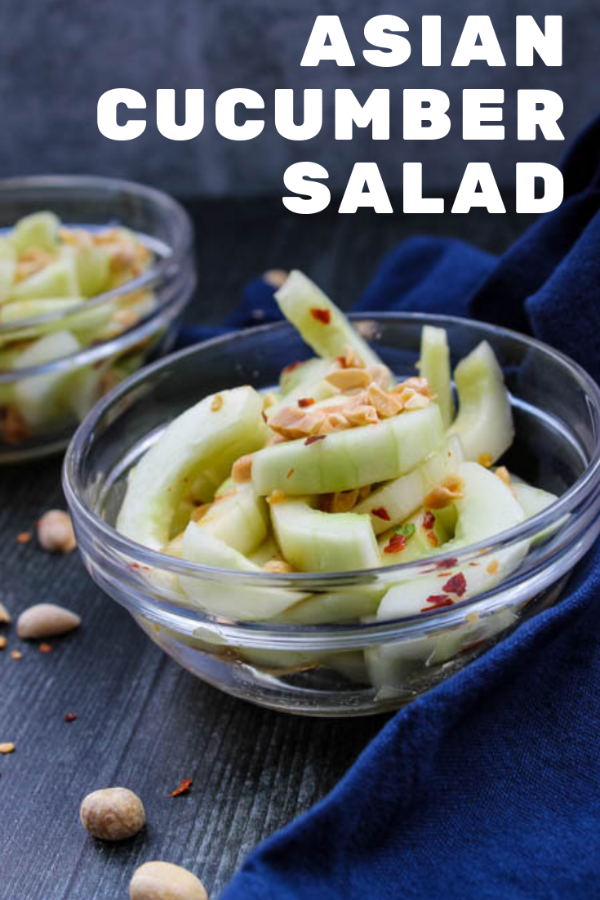 Sweet and spicy, with flavors of toasted sesame and fresh peanuts, this easy Asian Cucumber Salad is flavorful and light, a delicious and unique side dish.