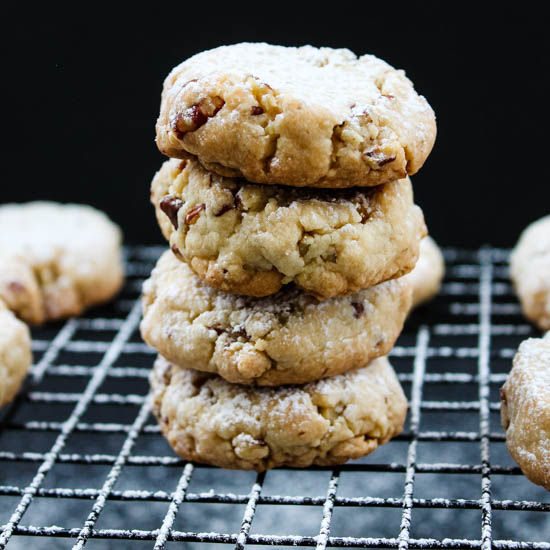 Melt-in-your-mouth buttery Pecan Sandies are a classic sweet treat, not just for the holidays but for all year round.