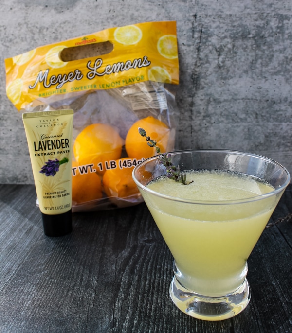 Sweet and tart with floral notes, this Meyer Lemon-Lavender Vodka Martini is a delightedly fresh cocktail to welcome fall, even if it doesn’t quite feel like fall outside. 