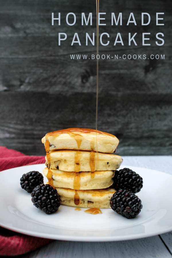 Homemade pancakes are easier than you think. This big batch pancake mix gets mixed up in a flash for weeks of homemade pancakes or for holiday gifting. The fluffy pancakes will disappear quickly! #OurFamilyTable #FoodGifts