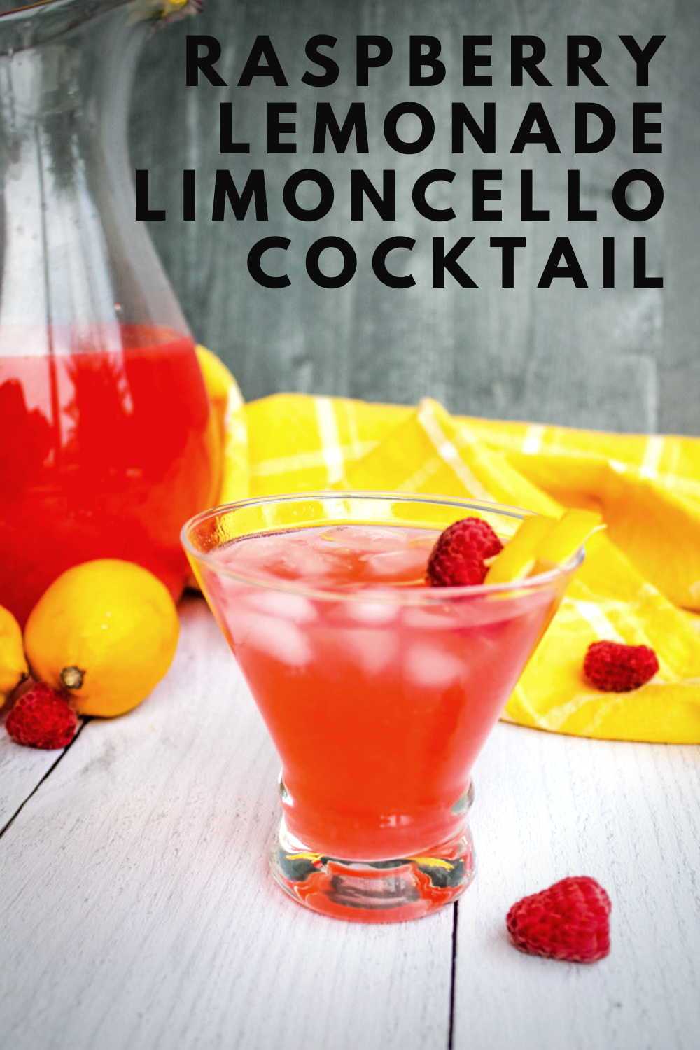 Sweet, homemade raspberry lemonade is a refreshing drink for hot summer afternoons, and is the base for a Raspberry Lemonade Limoncello Cocktail. 