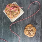 overhead view of Espresso Chocolate Chip Cookies