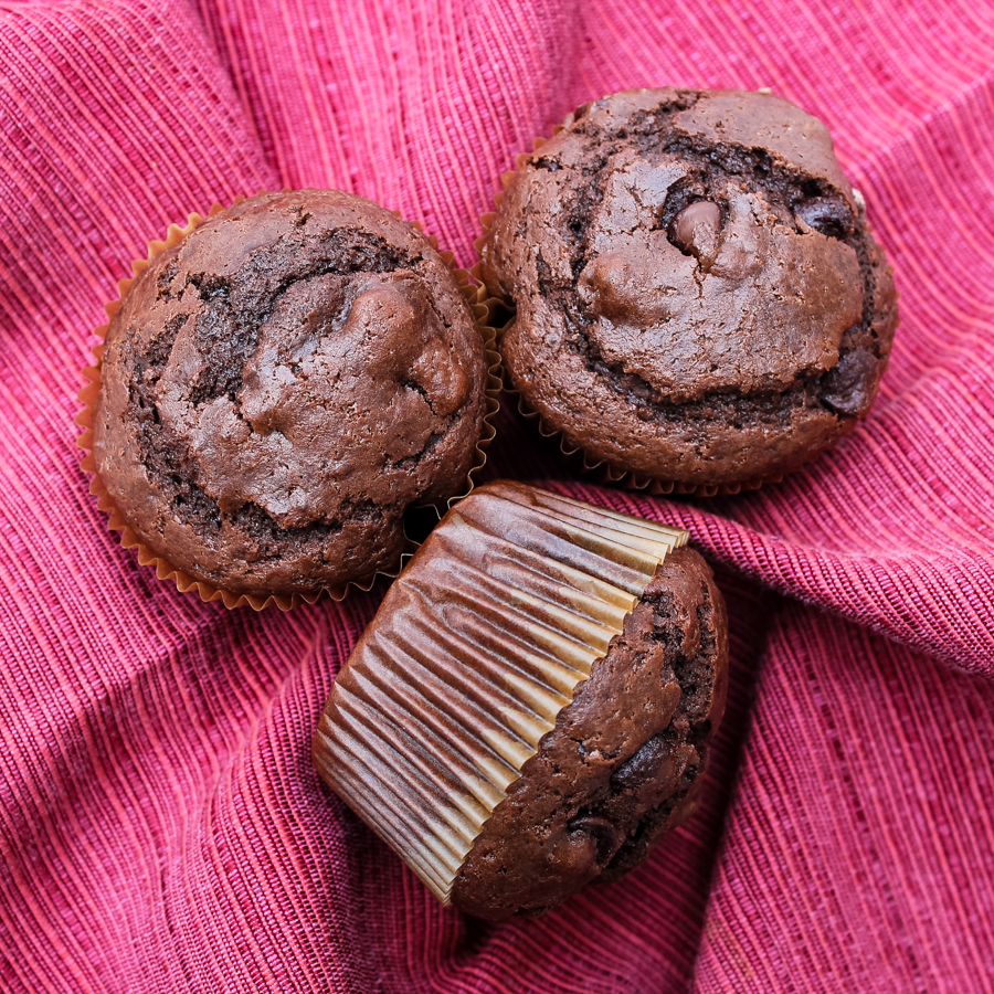 Double Chocolate Chip Muffins