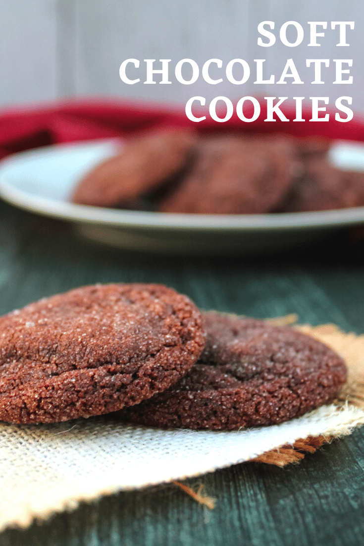 Crisp edges with a soft center, these Soft Chocolate Cookies make a big batch - perfect for sharing or freezing. 